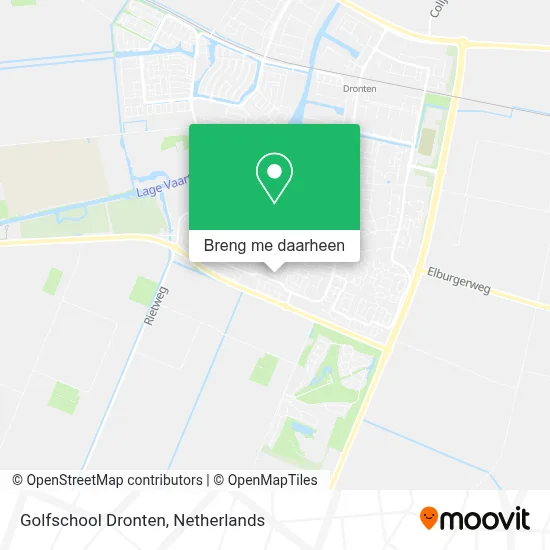 Golfschool Dronten kaart