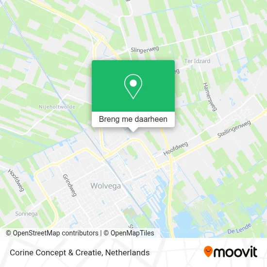 Corine Concept & Creatie kaart