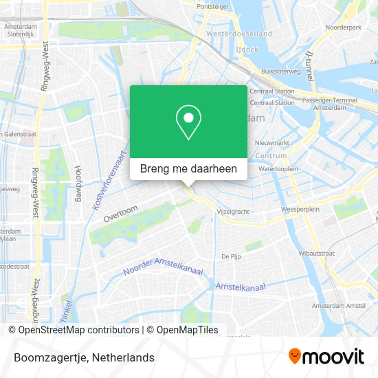 Boomzagertje kaart