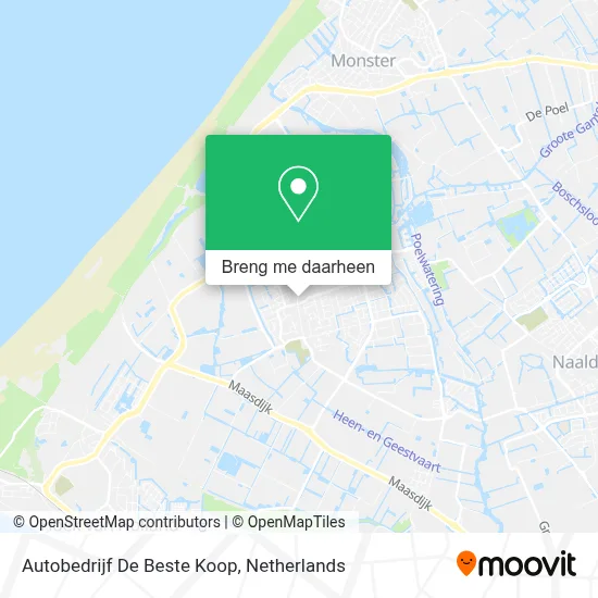 Autobedrijf De Beste Koop kaart