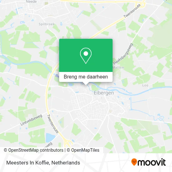 Meesters In Koffie kaart