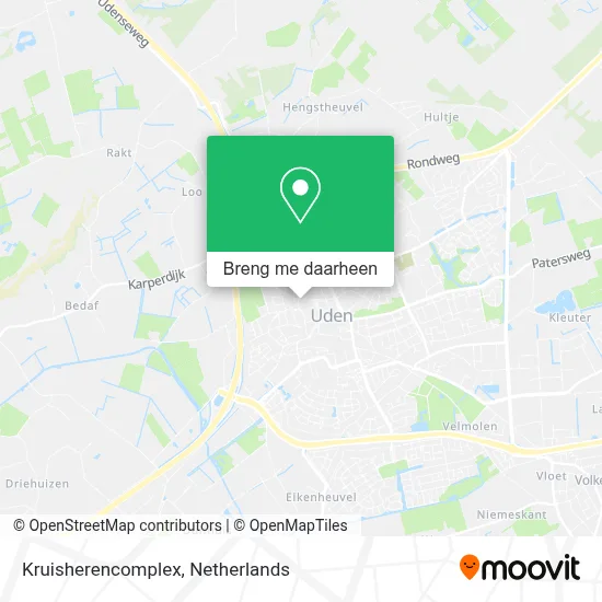 Kruisherencomplex kaart