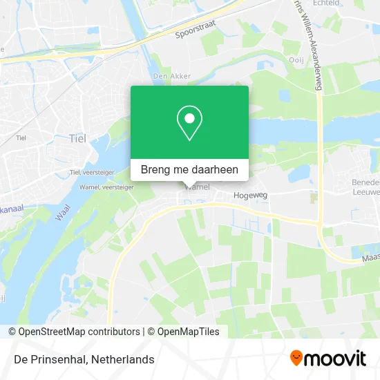 De Prinsenhal kaart
