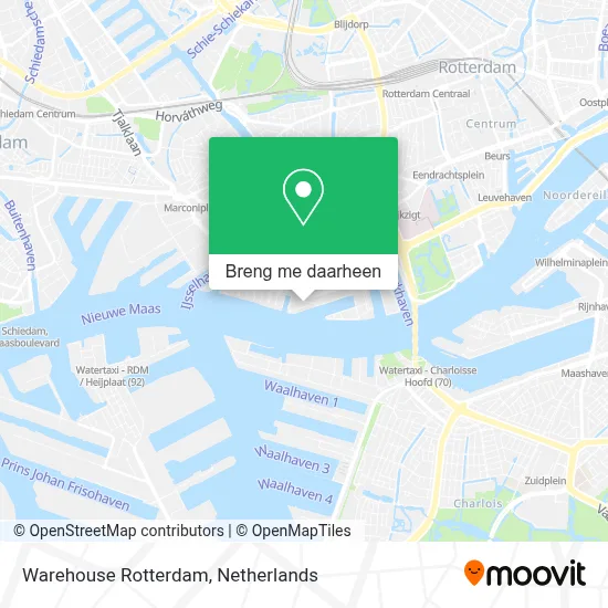 Warehouse Rotterdam kaart