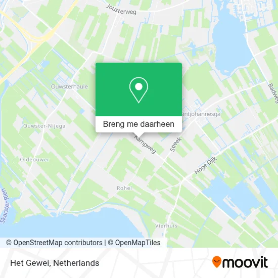Het Gewei kaart
