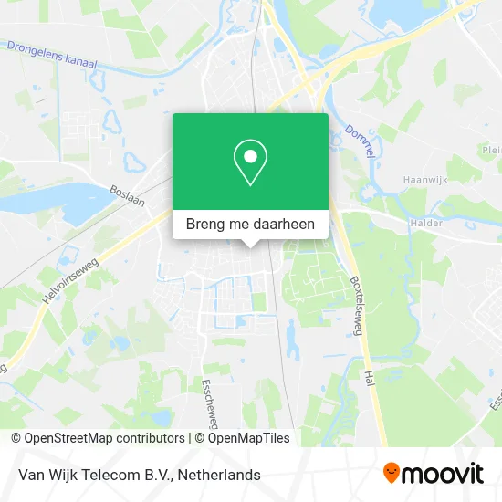 Van Wijk Telecom B.V. kaart
