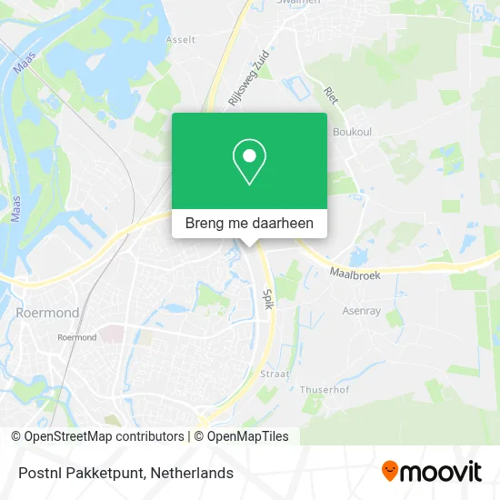 Postnl Pakketpunt kaart