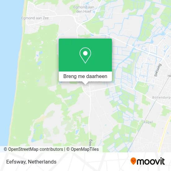 Eefsway kaart