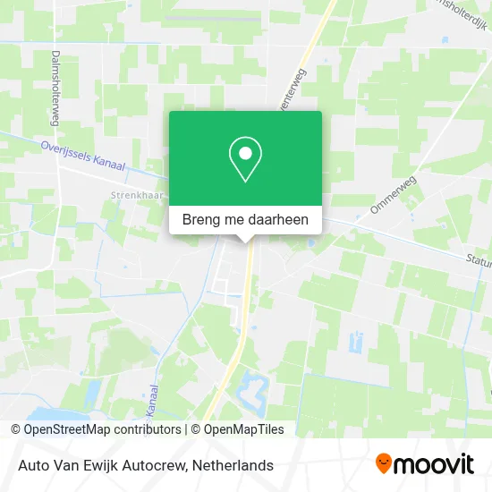 Auto Van Ewijk Autocrew kaart