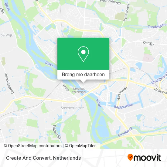 Create And Convert kaart