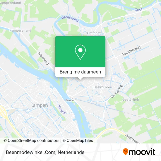 Beenmodewinkel.Com kaart