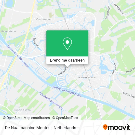 De Naaimachine Monteur kaart