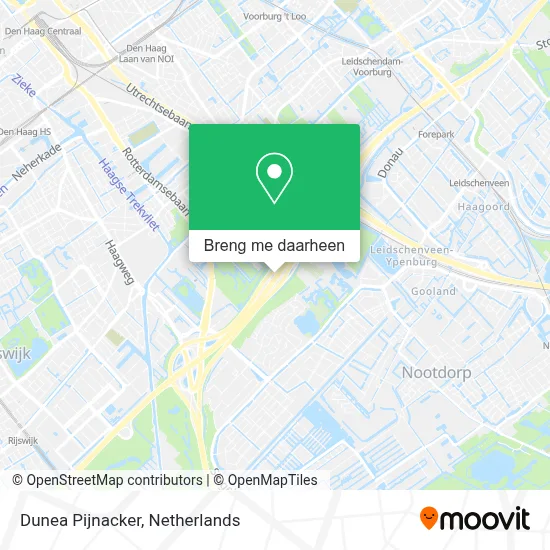Dunea Pijnacker kaart