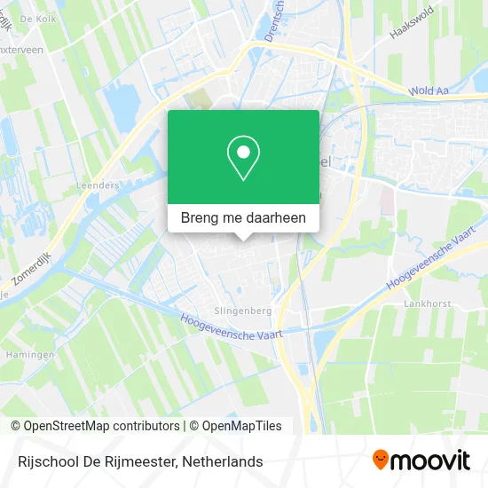 Rijschool De Rijmeester kaart