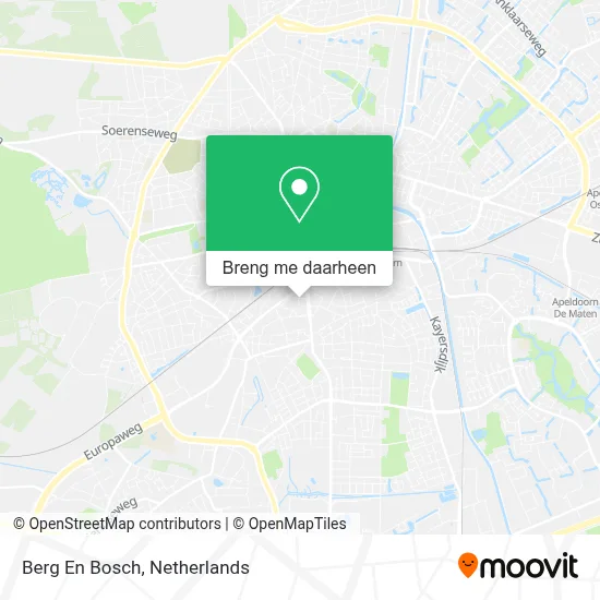 Berg En Bosch kaart