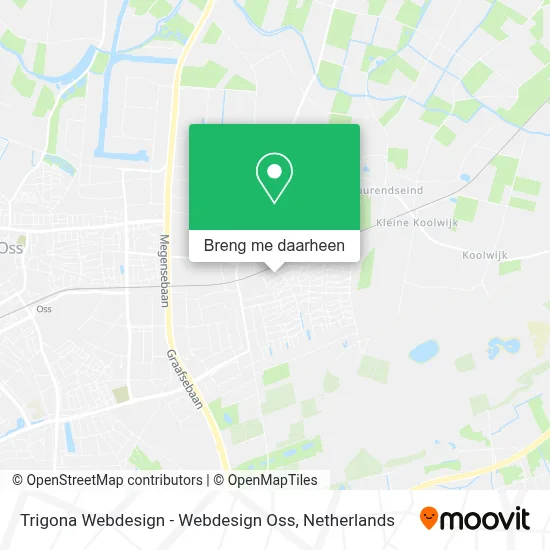 Trigona Webdesign - Webdesign Oss kaart