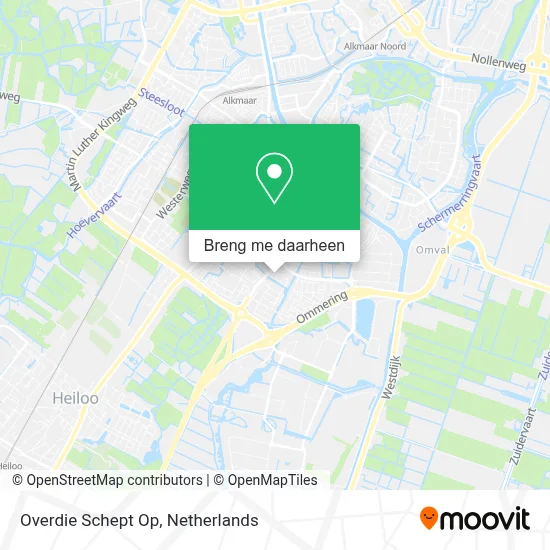Overdie Schept Op kaart