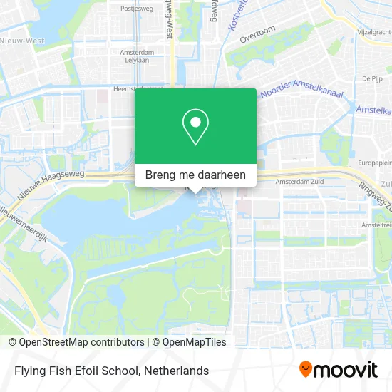 Flying Fish Efoil School kaart