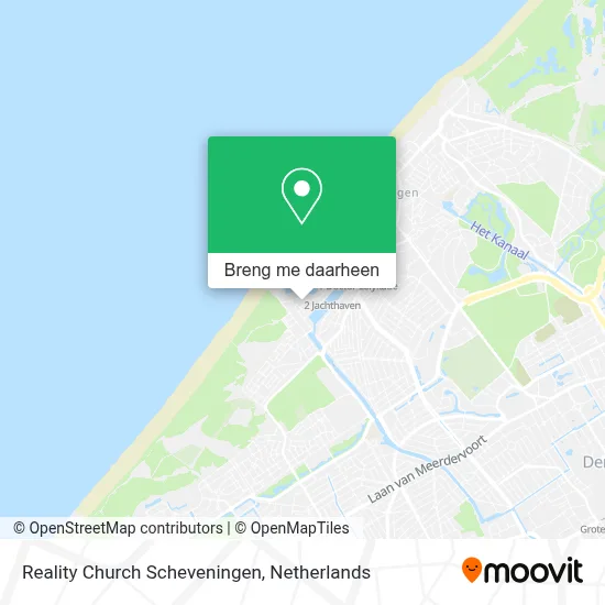 Reality Church Scheveningen kaart