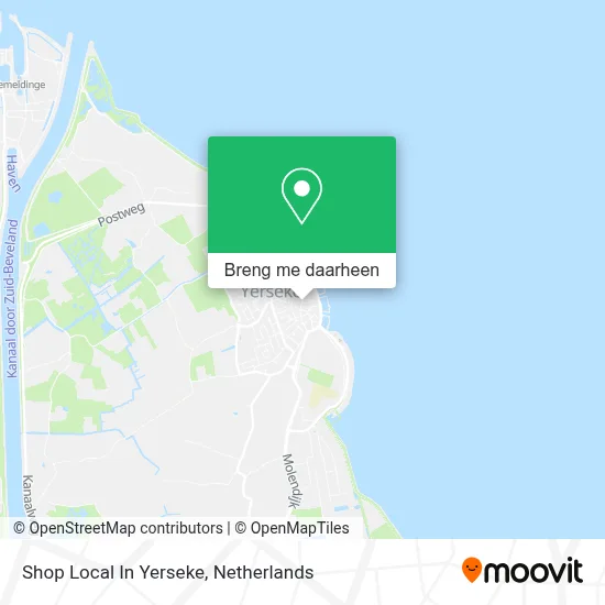 Shop Local In Yerseke kaart