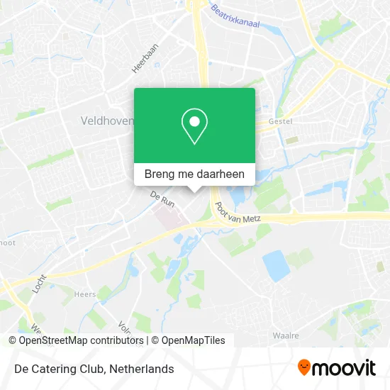 De Catering Club kaart