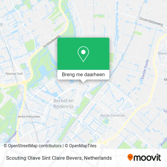 Scouting Olave Sint Claire Bevers kaart