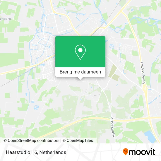 Haarstudio 16 kaart