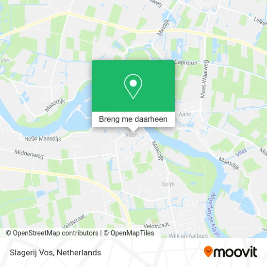 Slagerij Vos kaart