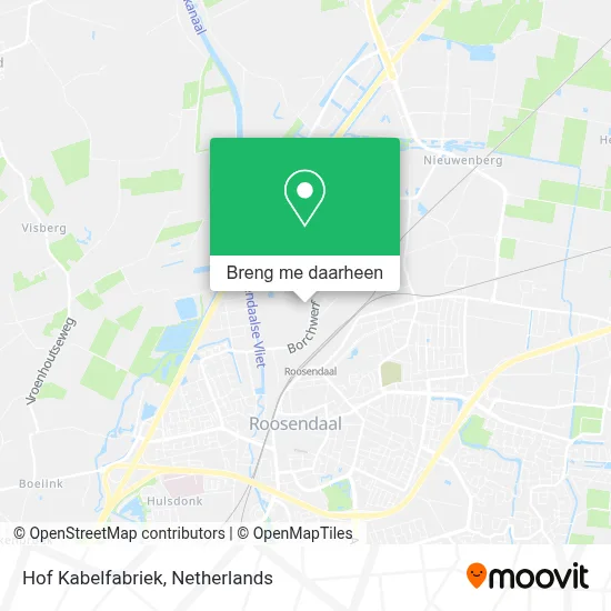 Hof Kabelfabriek kaart