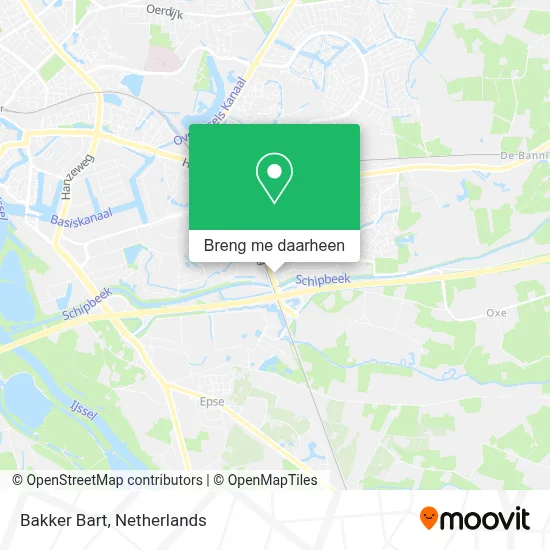 Bakker Bart kaart