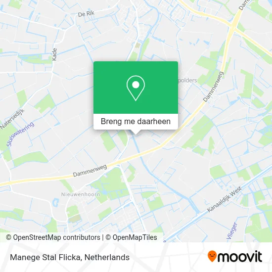 Manege Stal Flicka kaart