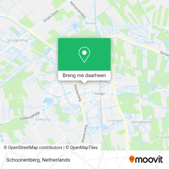 Schoonenberg kaart
