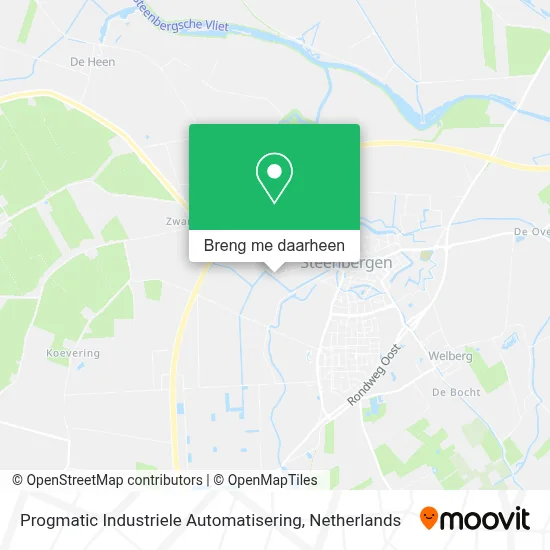 Progmatic Industriele Automatisering kaart