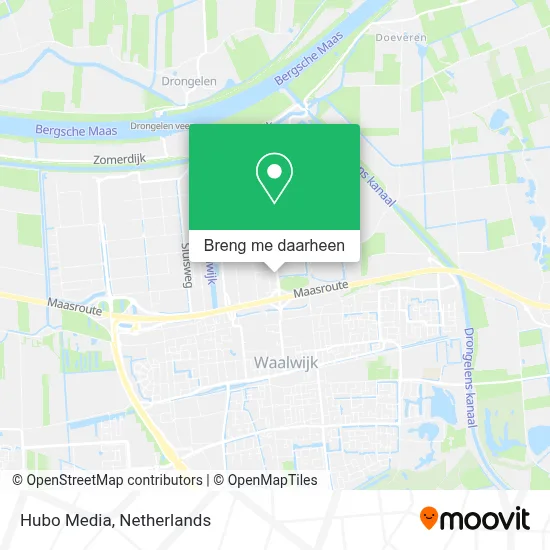 Hubo Media kaart