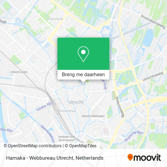 Hamaka - Webbureau Utrecht kaart