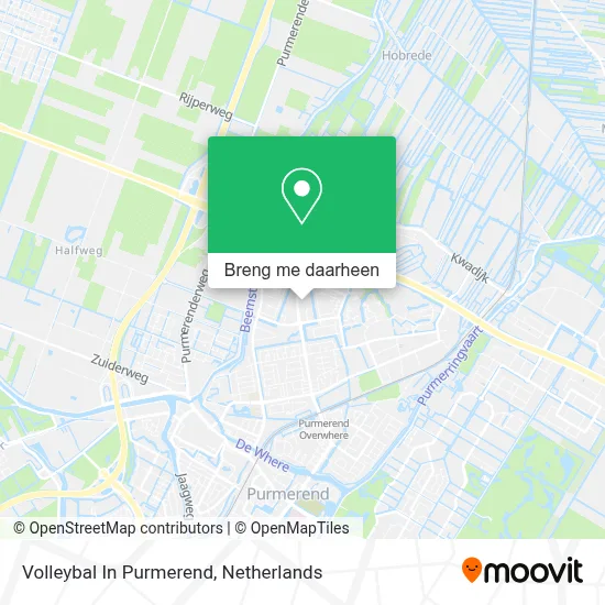 Volleybal In Purmerend kaart