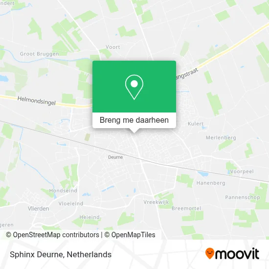 Sphinx Deurne kaart