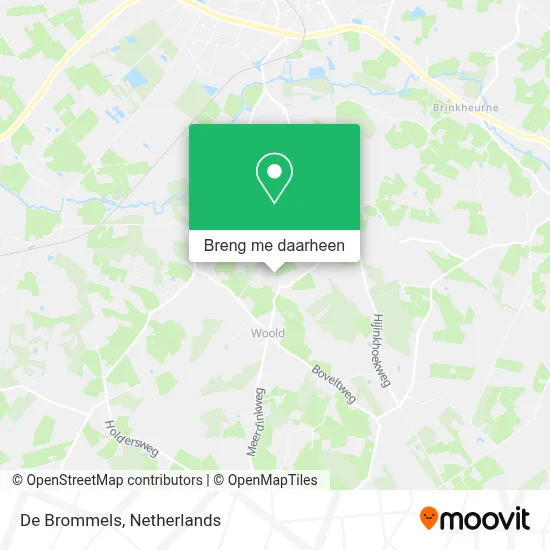 De Brommels kaart