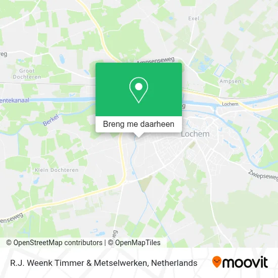R.J. Weenk Timmer & Metselwerken kaart