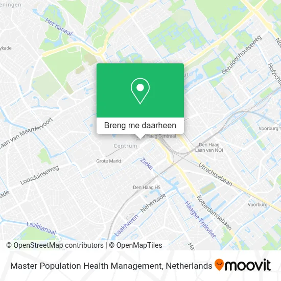 Master Population Health Management kaart