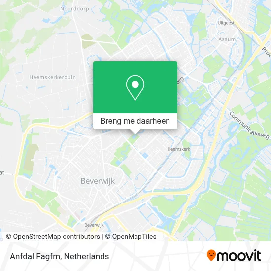 Anfdal Fagfm kaart