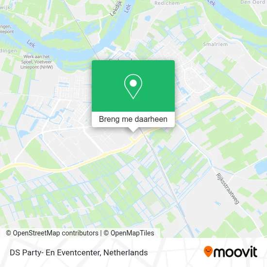 DS Party- En Eventcenter kaart