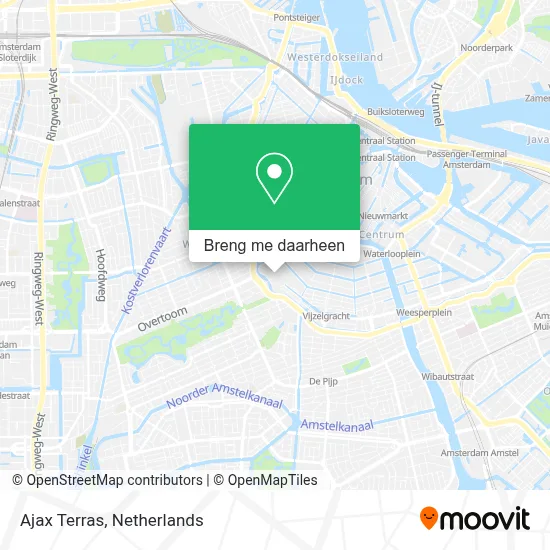 Ajax Terras kaart