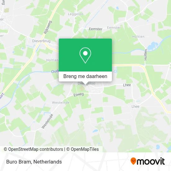 Buro Bram kaart