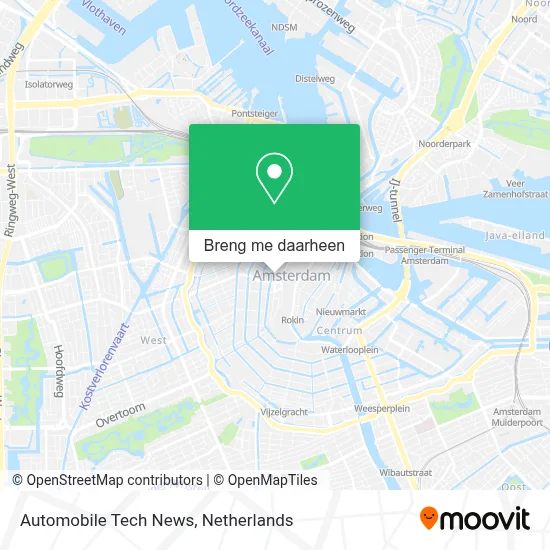 Automobile Tech News kaart