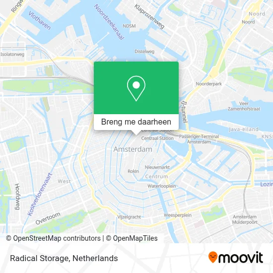Radical Storage kaart