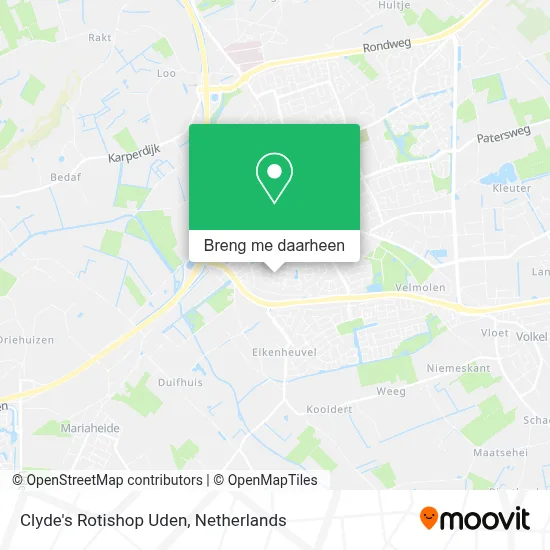 Clyde's Rotishop Uden kaart