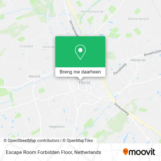 Escape Room Forbidden Floor kaart