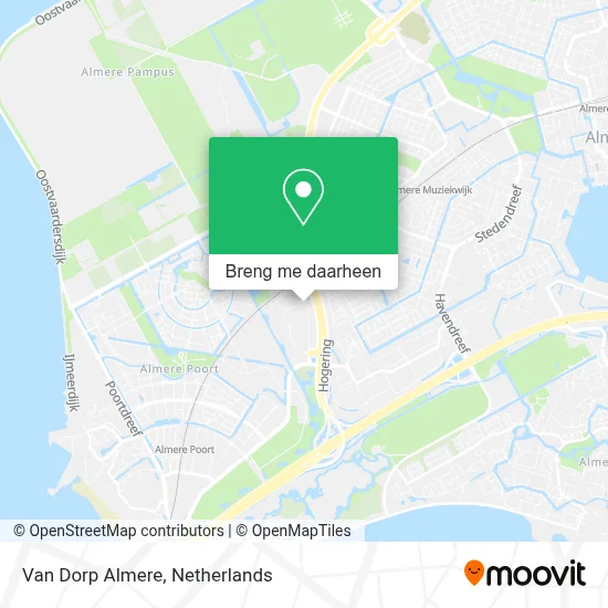 Van Dorp Almere kaart