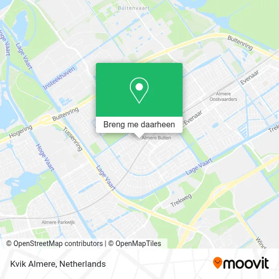 Kvik Almere kaart